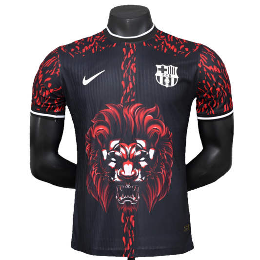Camiseta del Barcelona 25/26 Edición León - Roja - Versión Jugador