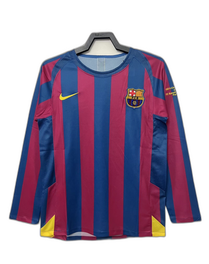 Camiseta local del Barcelona 05/06 I - Versión retro de manga larga