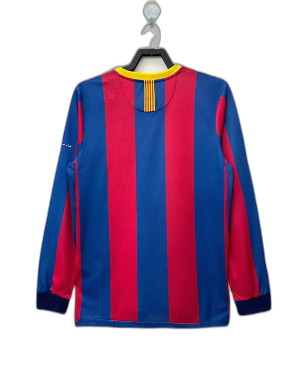 Barcelona 10/11 I Home Jersey - Long Sleeve Retro Version