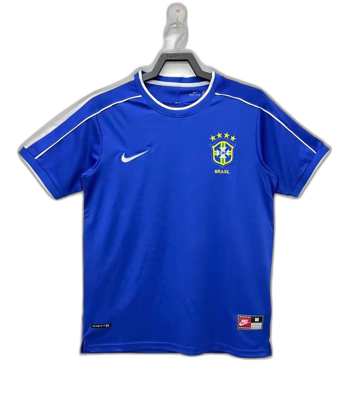 Brazil 1998 II Away Jersey - Retro Version