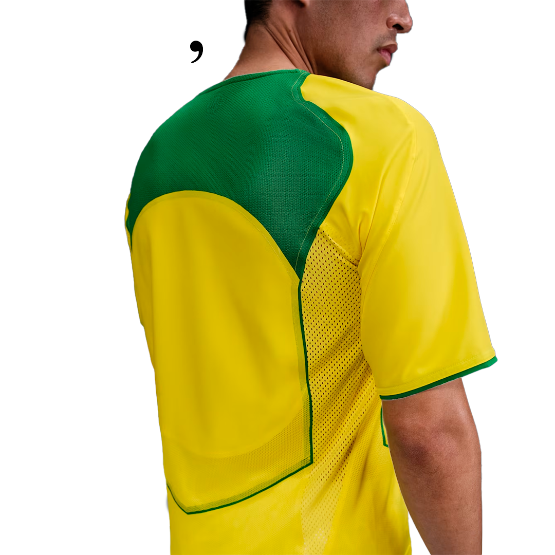 Brazil 2004 I Home Jersey - Retro Version