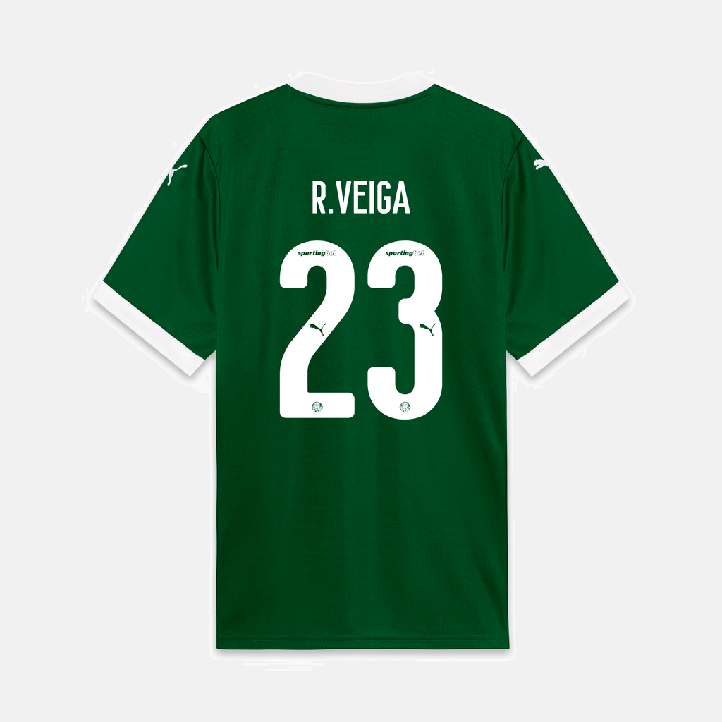Camisa Puma Palmeiras 2025/26 I - R. Veiga N° 23