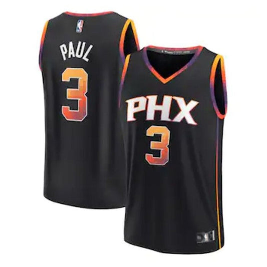 Camiseta NBA de Chris Paul, Phoenix Suns 2023, Fast Break, color negro - Edición especial