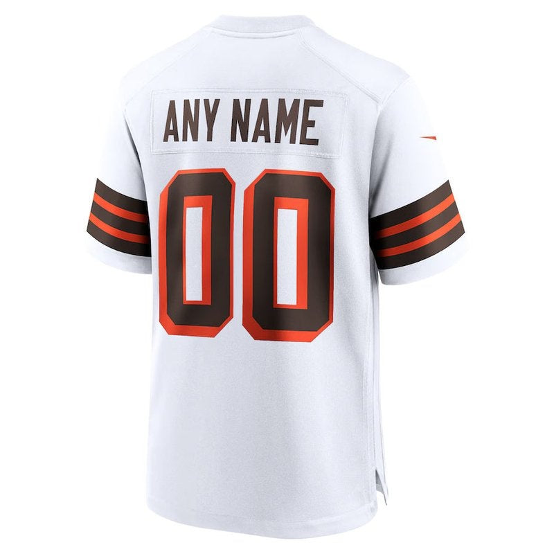 Cleveland Browns - Camiseta personalizada alternativa de la NFL de la colección 1946 - Marrón - Blanco