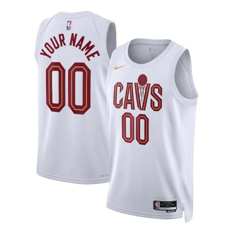 Camiseta unisex de la NBA Cleveland Cavaliers 2023 blanca - Edición Asociación