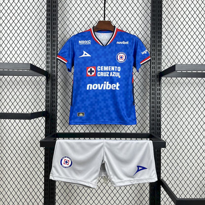 Cruz Azul 2025/26 home Kids Kit