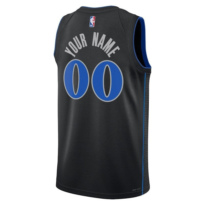 Camiseta NBA unisex de los Dallas Mavericks 23/24 - Negra - Edición Ciudad