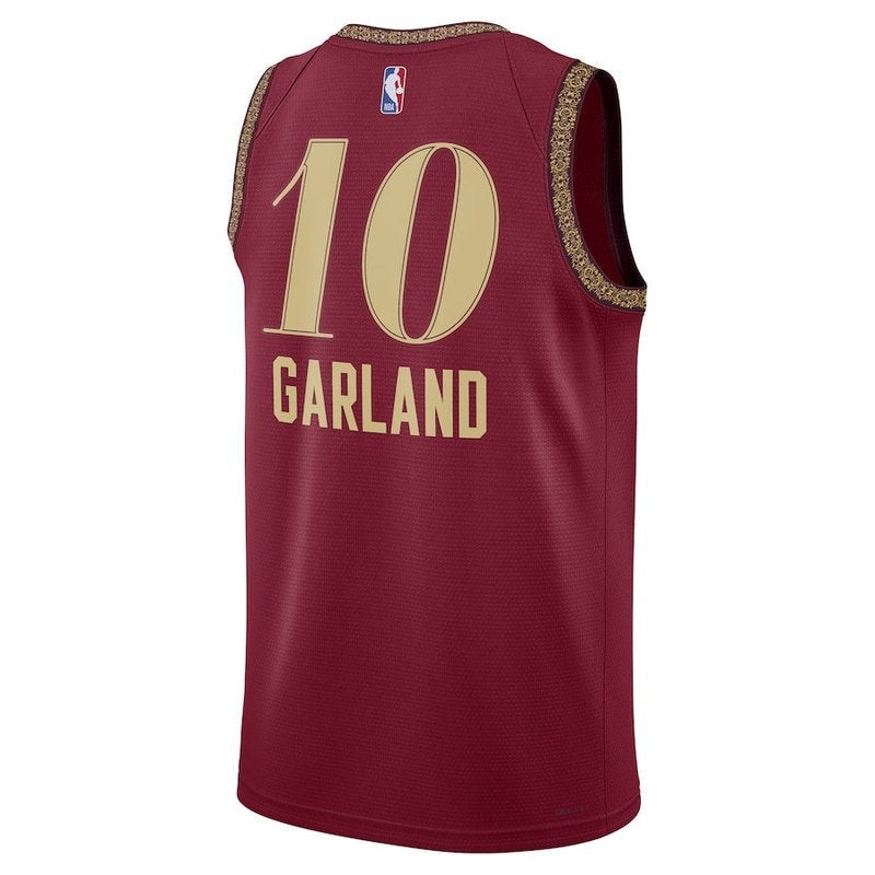 Camiseta unisex de la NBA de Darius Garland, Cleveland Cavaliers, 23/24, burdeos, edición City