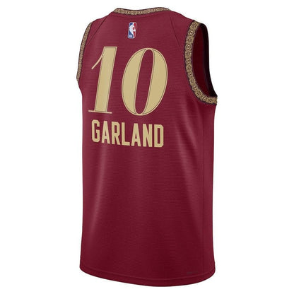 Camiseta unisex de la NBA de Darius Garland, Cleveland Cavaliers, 23/24, burdeos, edición City