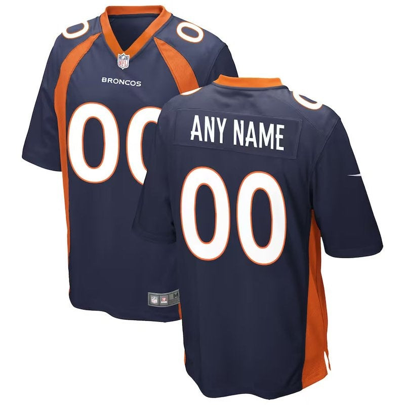 Denver Broncos - Camiseta alternativa personalizada de la NFL - Azul marino