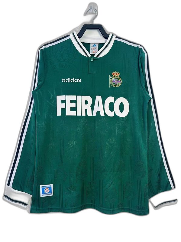 Camiseta Deportivo La Coruña 99/00 II Segunda Equipación - Versión Retro Manga Larga