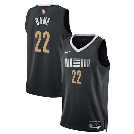 Camiseta unisex de la NBA Desmond Bane de los Memphis Grizzlies 23/24 - Negra - Edición Ciudad