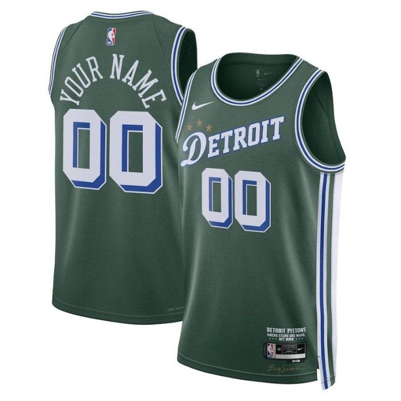 Camiseta unisex de la NBA Detroit Pistons 2023 - Edición Ciudad - Verde