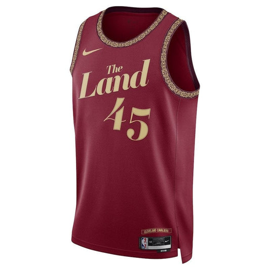 Camiseta unisex de la NBA Donovan Mitchell Cleveland Cavaliers 23/24 - Borgoña - Edición Ciudad