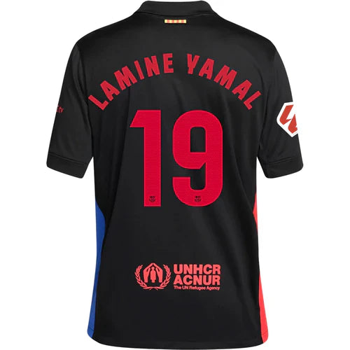 Lamine Yamal - Camiseta de visitante del Barcelona FC 24/25 II - Versión para fanáticos