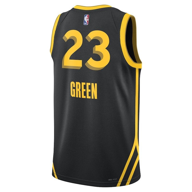 Camiseta unisex de la NBA Draymond Green Golden State Warriors 23/24 - Negra - Edición City