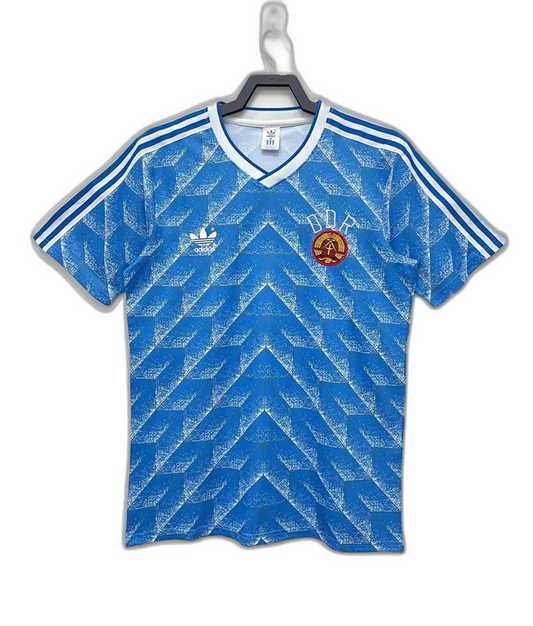 Camiseta de visitante de Alemania del Este 1988 II - Versión retro