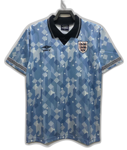 Camiseta de Inglaterra 1990 Edición Azul - Versión Retro