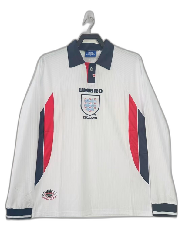 Camiseta local de Inglaterra 1998 I - Versión retro de manga larga