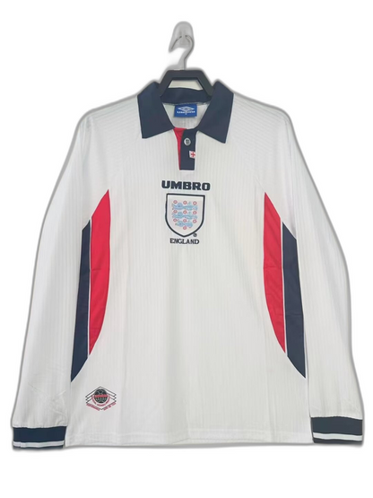 Camiseta local de Inglaterra 1998 I - Versión retro de manga larga