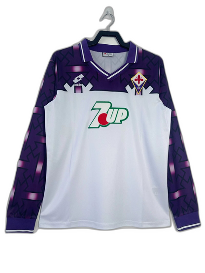 Camiseta visitante de la Fiorentina 92/93 II - Versión retro de manga larga
