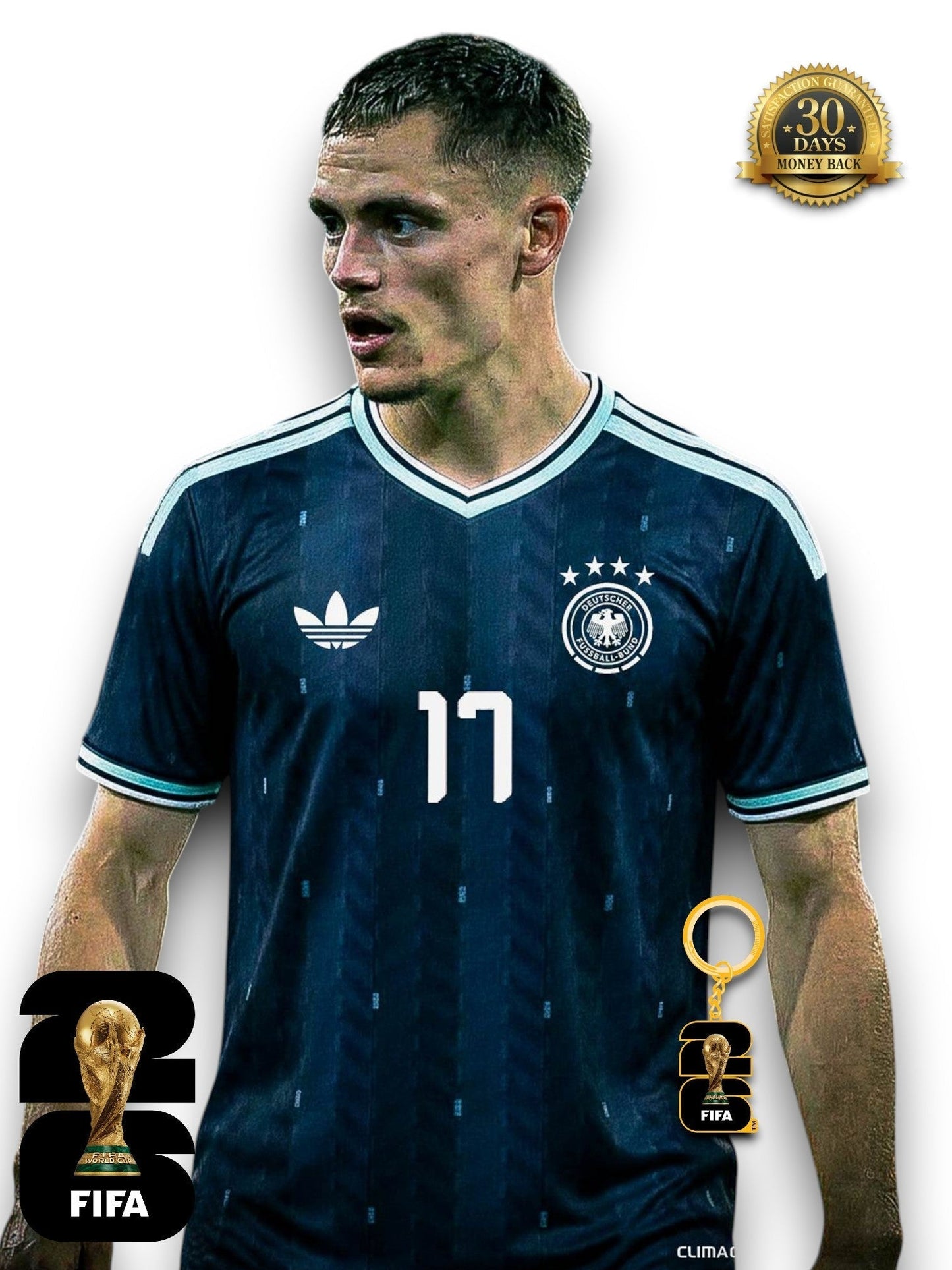 Camiseta de visitante de Alemania para el Mundial 2026