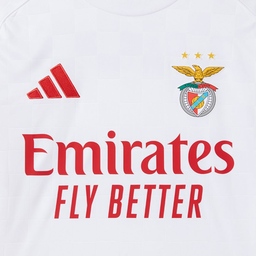 Conjunto Benfica Alternative Blanco para niño 2025/26 - ¡ÚLTIMAS UNIDADES! 🔥🦅 