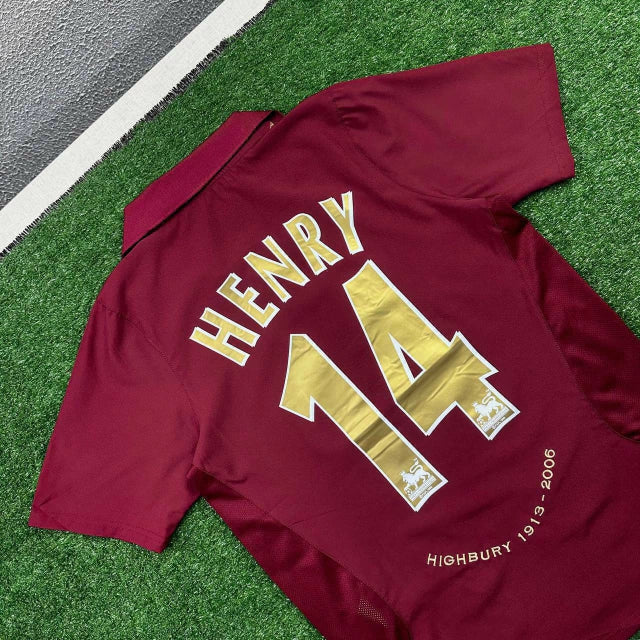 HENRY #14 Arsenal Retro Jersey Home 2005/06