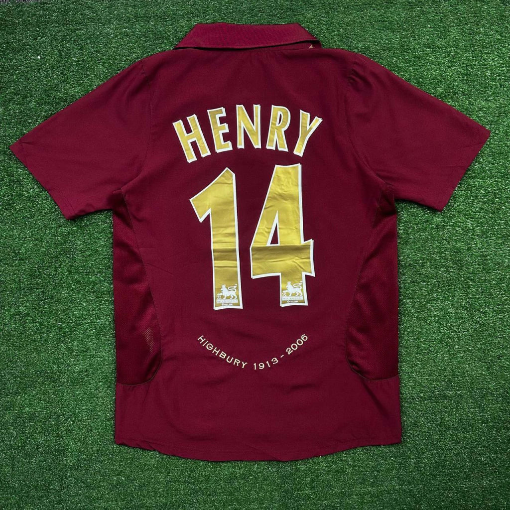 HENRY #14 Arsenal Retro Jersey Home 2005/06