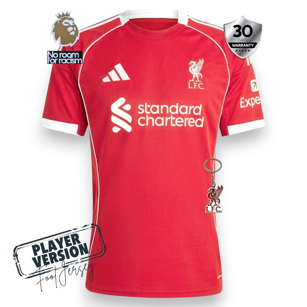 Liverpool Player Jersey Home 2025/26