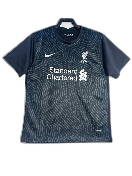 Camiseta negra de portero del Liverpool 20/21 (versión retro)