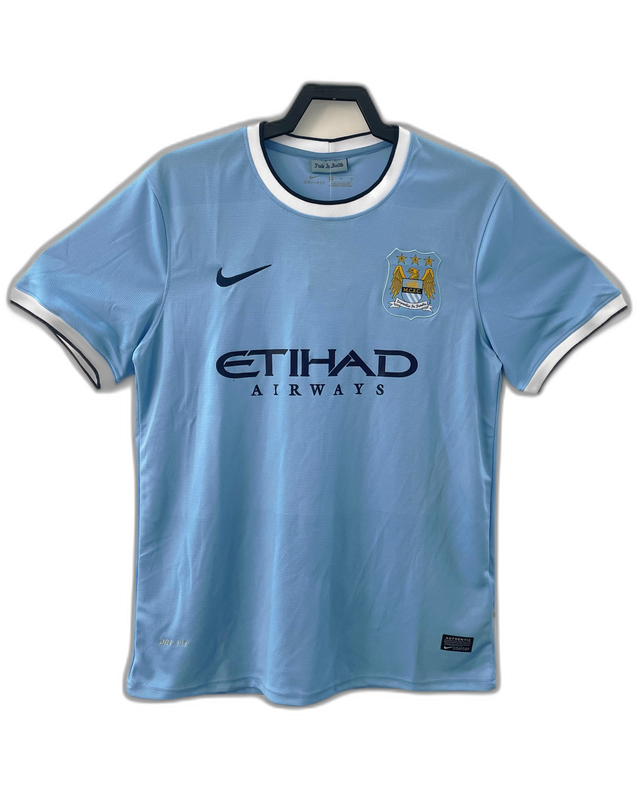 Camiseta local del Manchester City 13/14 - Versión retro