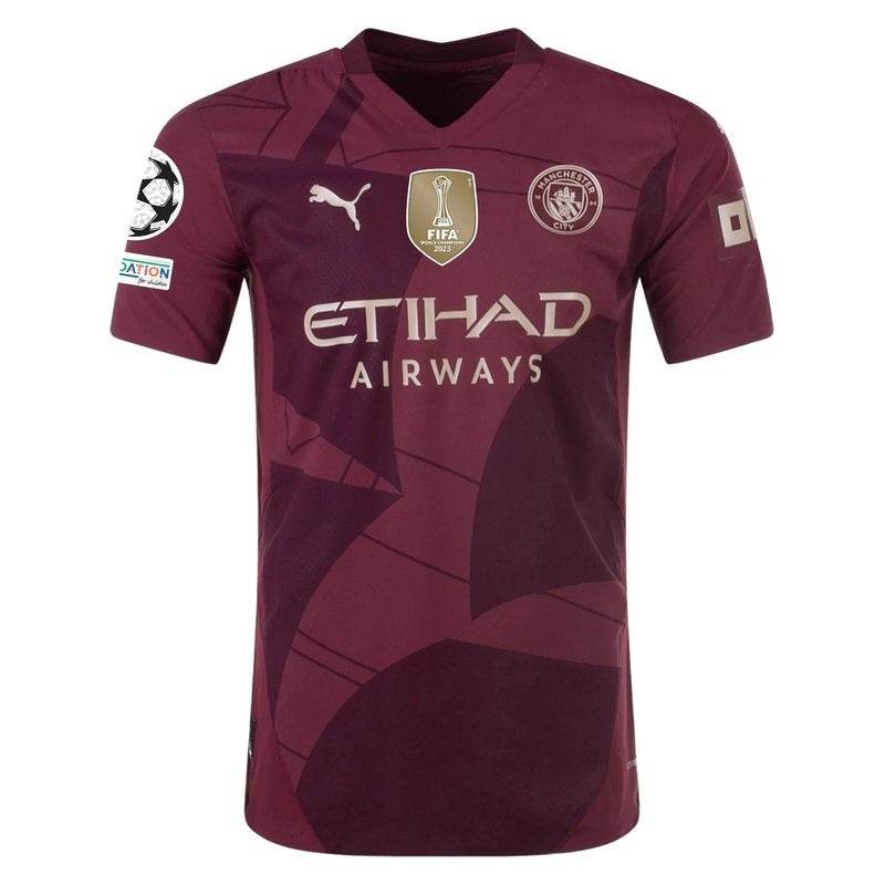 Camiseta del Manchester City 24/25 Tercera equipación UCL - Versión de jugador