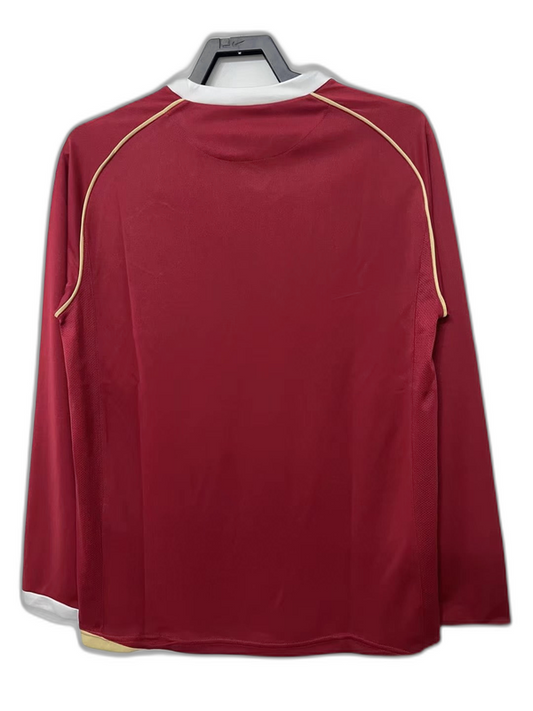 Camiseta local del Manchester United 06/07 I - Versión retro de manga larga