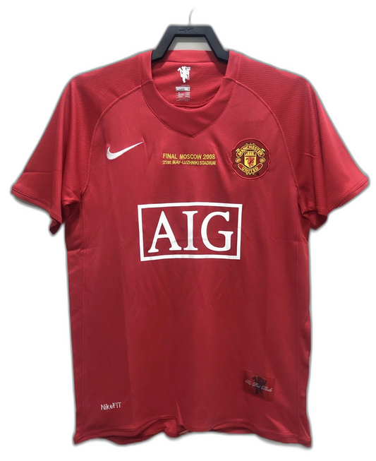 Camiseta local del Manchester United 07/08 - Versión retro