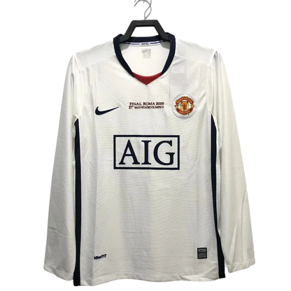 Manchester United 08/09 II Away Jersey - Long Sleeve Retro Version