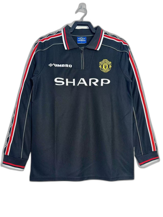 Camiseta negra de portero del Manchester United 1998 (versión retro)