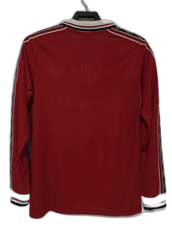 Manchester United 1998 I Home Jersey - Long Sleeve Retro Version