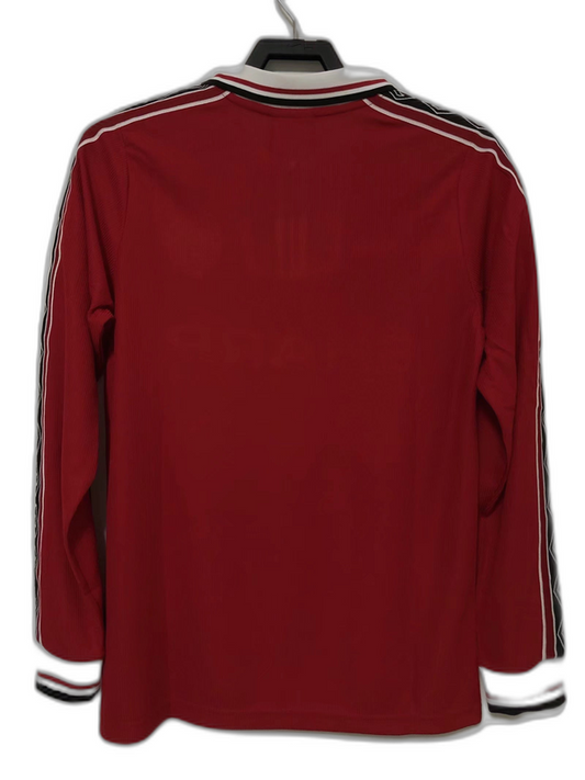 Camiseta local del Manchester United 1998 I - Versión retro de manga larga