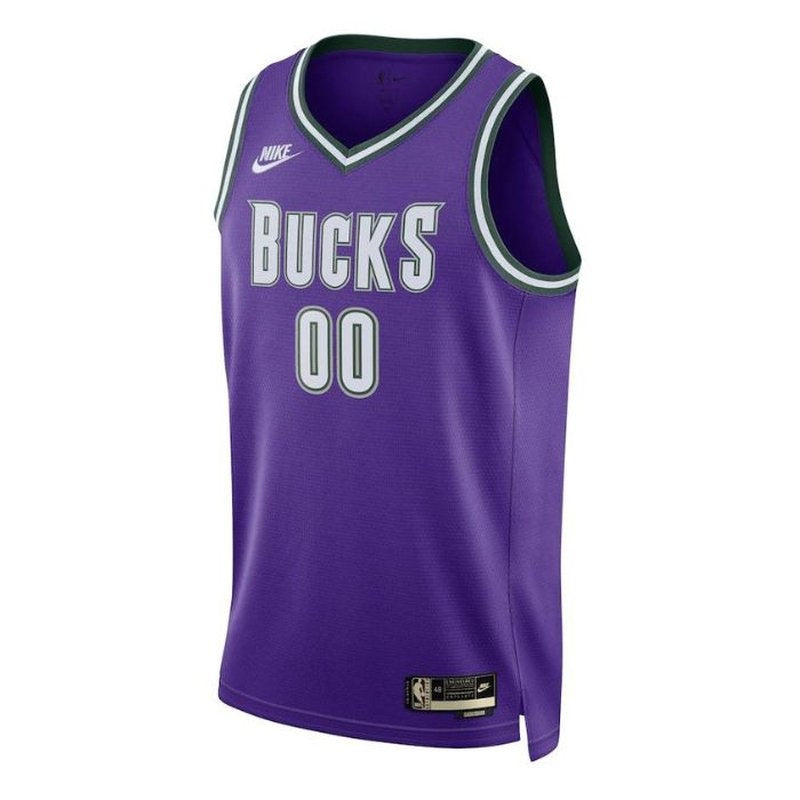 Camiseta unisex de la NBA de los Milwaukee Bucks 2023 - Edición Clásica - Morada