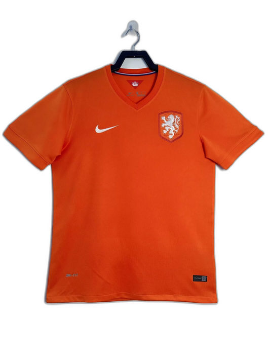 Netherlands 2014 I Home Jersey - Retro Version