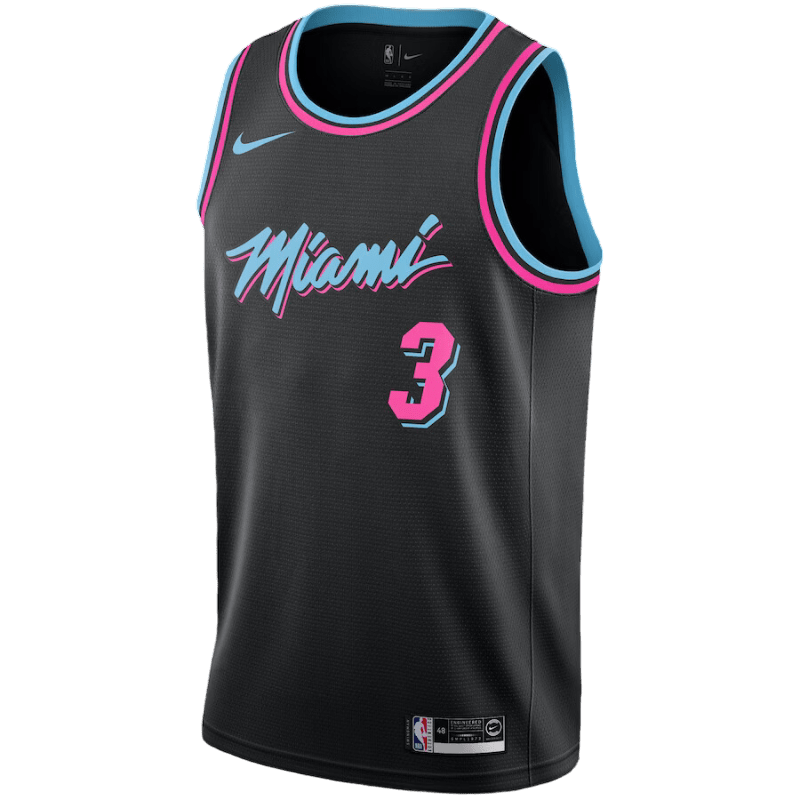 Edición Nike de Dwyane Wade de los Miami Heat - Negro 