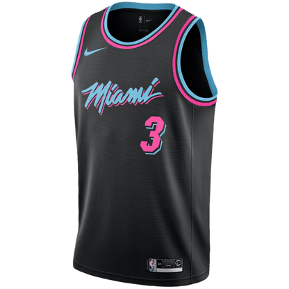 Edición Nike de Dwyane Wade de los Miami Heat - Negro 