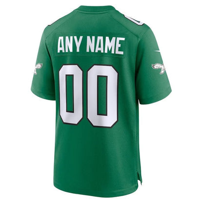 Philadelphia Eagles - Camiseta personalizada alternativa de Kelly para la NFL - Verde