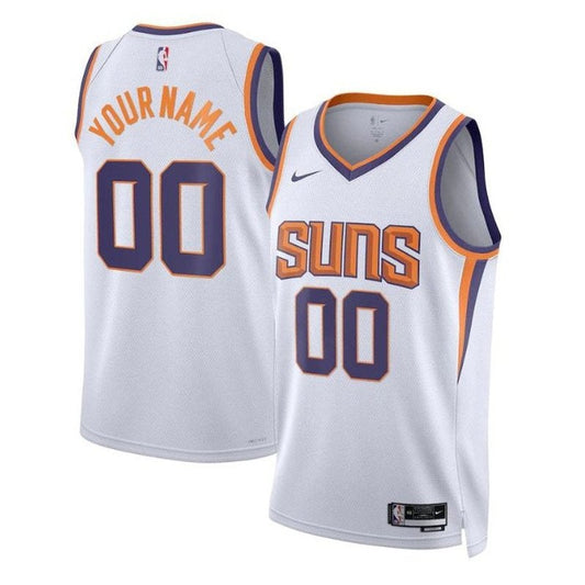 Camiseta unisex de la NBA blanca de los Phoenix Suns 2023 - Edición Asociación