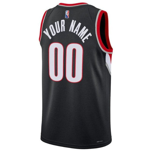 Camiseta NBA Portland Trail Blazers 2023 Diamond - Edición Icon - Negra