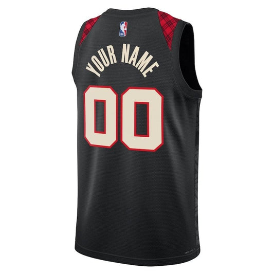 Camiseta unisex de la NBA Portland Trail Blazers 23/24 - Negra - Edición Ciudad