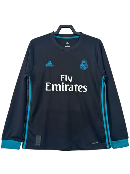 Camiseta de visitante del Real Madrid 17/18 II - Versión retro de manga larga
