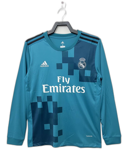Camiseta de la tercera equipación del Real Madrid 17/18 III - Versión retro de manga larga