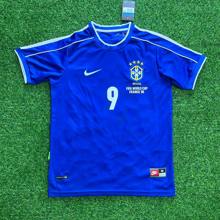 Brazil 2002 II Away Jersey - Retro Version